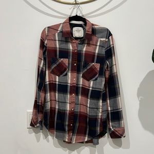 Abercrombie boyfriend flannel